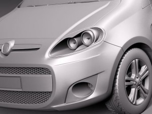 Fiat Palio 2012 3D Modell