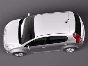 Fiat Palio 2012 3D Modell