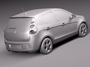 Fiat Palio 2012 3D Modell