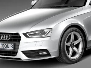 Audi A4 Avant 2013 3D Model