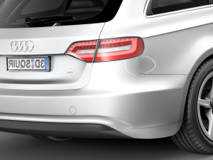 Audi A4 Avant 2013 Modello 3D