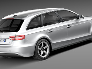 Audi A4 Avant 2013 Modello 3D