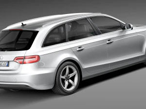 Audi A4 Avant 2013 3D Model