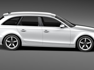 Audi A4 Avant 2013 Modello 3D