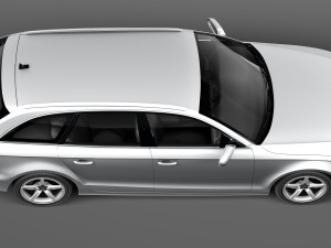 Audi A4 Avant 2013 Modello 3D