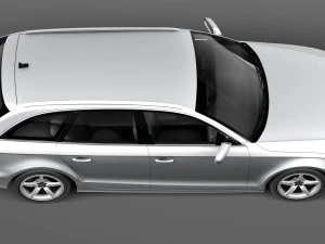 Audi A4 Avant 2013 3D Model