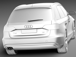 Audi A4 Avant 2013 Modello 3D