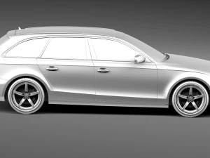Audi A4 Avant 2013 3D Model