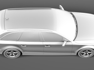 Audi A4 Avant 2013 Modello 3D