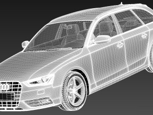 Audi A4 Avant 2013 Modello 3D