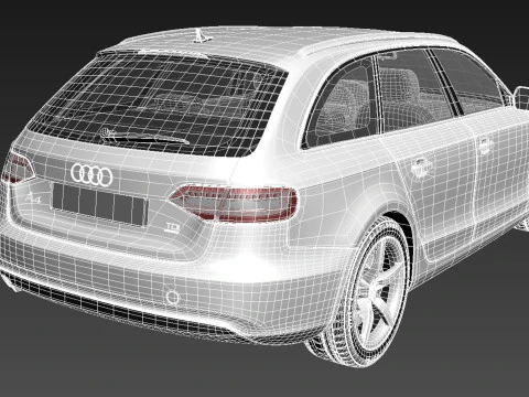 Audi A4 Avant 2013 3D Model