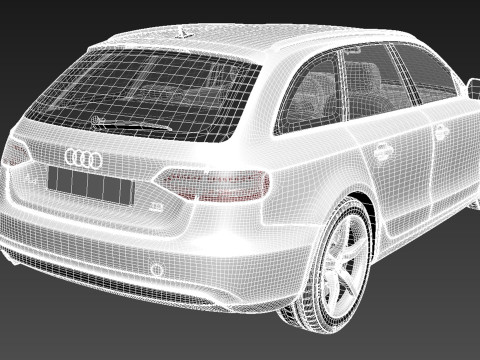 Audi A4 Avant 2013 Modello 3D