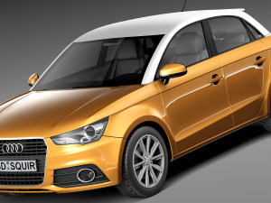 Audi A1 Sportback 2013 3D 模型