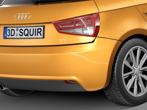 Audi A1 Sportback 2013 Model 3D