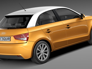 Audi A1 Sportback 2013 Model 3D