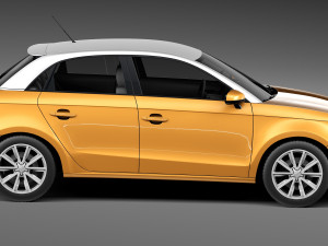 Audi A1 Sportback 2013 Model 3D