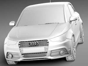 Audi A1 Sportback 2013 Model 3D