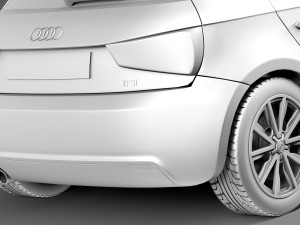 Audi A1 Sportback 2013 Model 3D