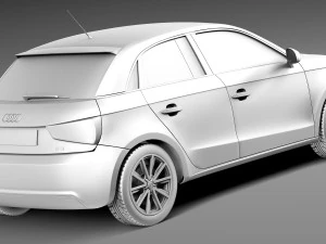 Audi A1 Sportback 2013 Modelo 3D