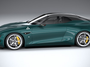 Alfa Romeo Giulia SWB Zagato 2023 3D-Modell