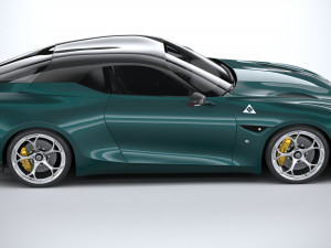 Alfa Romeo Giulia SWB Zagato 2023 3D-Modell