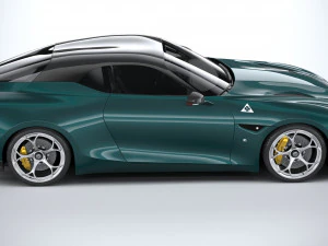 Alfa Romeo Giulia SWB Zagato 2023 3D Model