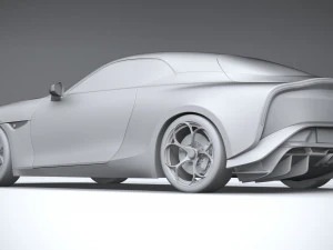 Alfa Romeo Giulia SWB Zagato 2023 3D Model