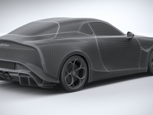 Alfa Romeo Giulia SWB Zagato 2023 3D-Modell