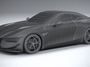 Alfa Romeo Giulia SWB Zagato 2023 3D-Modell