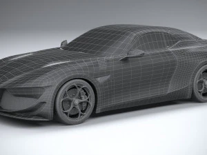 Alfa Romeo Giulia SWB Zagato 2023 3D Model