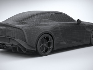 Alfa Romeo Giulia SWB Zagato 2023 3D-Modell