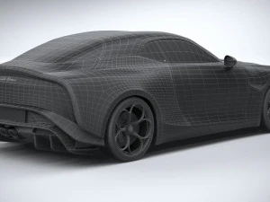 Alfa Romeo Giulia SWB Zagato 2023 3D Model