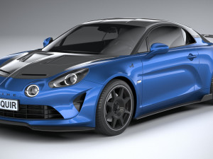 Alpine A110 R 2023 3Dモデル