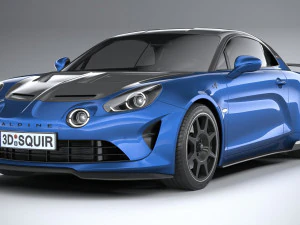 Alpine A110 R 2023 3D Model