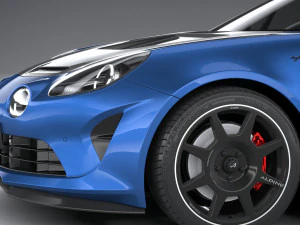 Alpine A110 R 2023 3D Model