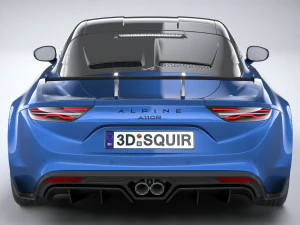 Alpine A110 R 2023 3D Model