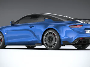 Alpine A110 R 2023 3D Model