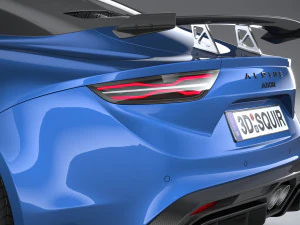 Alpine A110 R 2023 3D Model