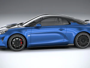 Alpine A110 R 2023 3D Model