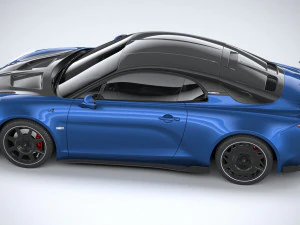 Alpine A110 R 2023 3D Model