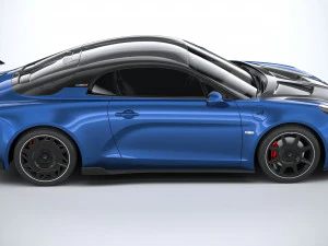 Alpine A110 R 2023 3D Model