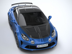 Alpine A110 R 2023 3Dモデル