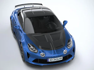 Alpine A110 R 2023 3D Model