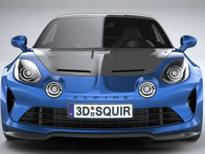 Alpine A110 R 2023 3D Model