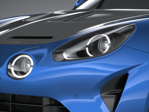 Alpine A110 R 2023 3Dモデル