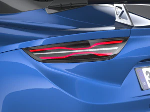Alpine A110 R 2023 3D Model