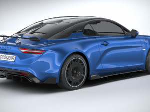 Alpine A110 R 2023 3Dモデル