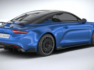 Alpine A110 R 2023 3D Model