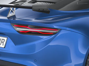 Alpine A110 R 2023 3D Model