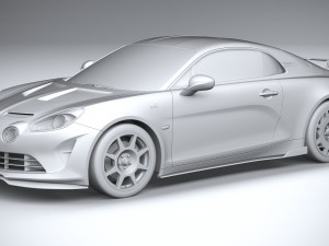 Alpine A110 R 2023 3Dモデル